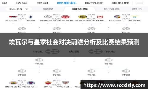 埃瓦尔与皇家社会对决前瞻分析及比赛结果预测